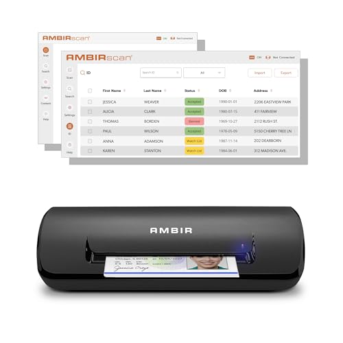 DS687 ID Scanner with Software - Automatic Data Extraction for Age Verfication, No Subscription One...