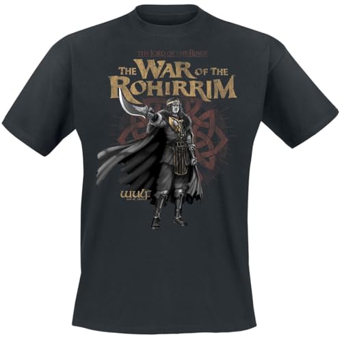 Herr der Ringe Die Schlacht der Rohirrim - Wulf Männer T-Shirt schwarz XL