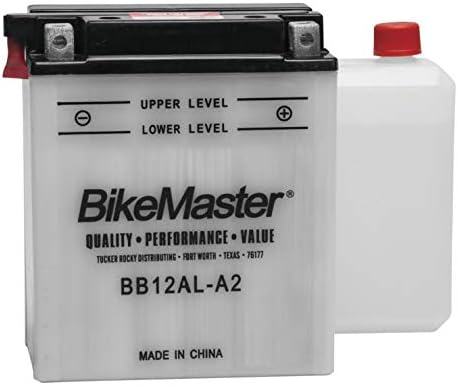 BikeMaster Conventional Battery BB12AL-A2 for Kawasaki EN500 Vulcan LTD 1996-2010