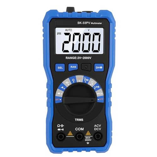 Multimètre numérique 2000V TRMS SK-33PV avec écran rétroéclairé