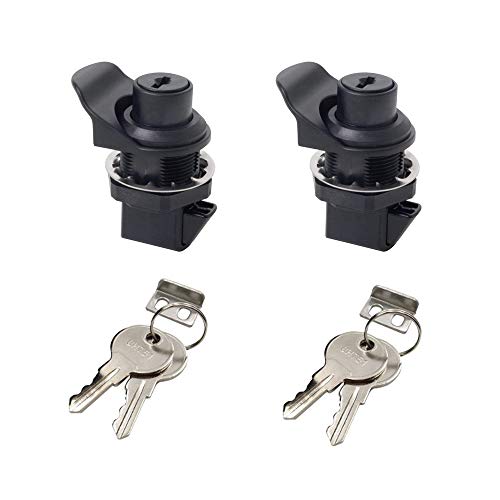 HOWDIA 2Pcs Push Button Lock Glove Box Latch...