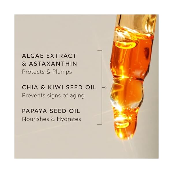 True Botanicals Renew Pure Radiance Oil | All Skin Types | Anti-Aging Face Oil w/Algae Extract | Treats Fine Lines & Wrinkles | Dermatologist Tested, All Natural, Vegan | 1 fl oz | 30 ml - Image 4