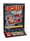 SPY ALLEY Dice Game - Quick and Easy Travel Dice Game. Hidden Identity Guessing Game for Kids and Adults.