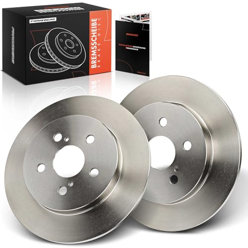 Image of Frankberg 2x Rear brake discs Solid Ø259mm 4243112310 4243102200