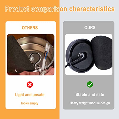 Adiyz Industrial Table Lamp Base,Small Polished Metal Desktop Light Sockets Base Only,Vintage E26/E27 Edison Screw Light Bulb Holder Base 5.57Ft Cord On/Off Switch With Us Plug(Black Color) #TOP2