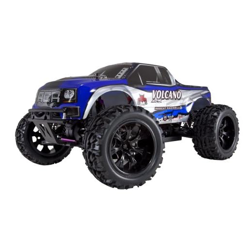 Redcat Racing Volcano EPX Electric Truck, Blue/Silver, 1/10 Scale