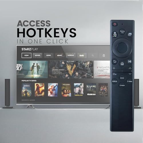 Image of Remote for Samsung TV Remote Control Suitable for Smart 4K Full HD QLED Televisions Non Voice Command-Pairing Not Required (Whitout Voice)