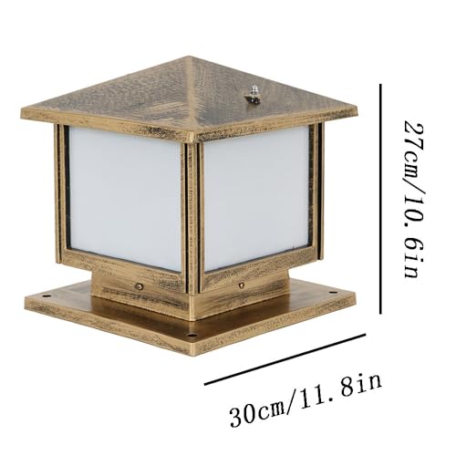 Pilier noir IP65 rétro pour redonner du cachet historique à votre entrée