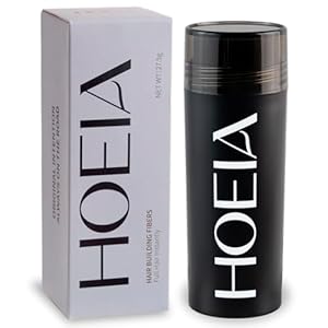 Hair Building Fibers, 27.5g Instantly Conceal & Thicken Thinning Hair Areas, Premium Hair Building Formulation, For Men and Women【gcdehg76fd】, Gray