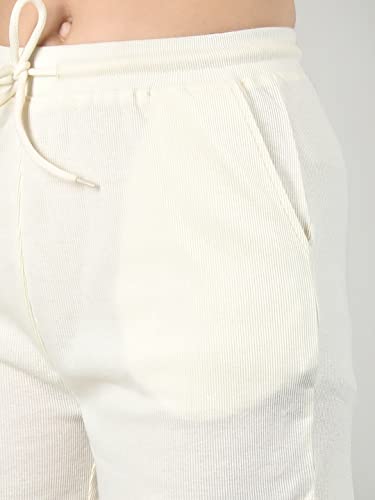 Image of CHKOKKO Women's Regular Cotton Regular Fit Plain Shorts for Women