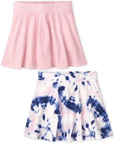 The Children's Place girls The Children's Place Basic Pull-on Skort, Milky Way, XX-Large US