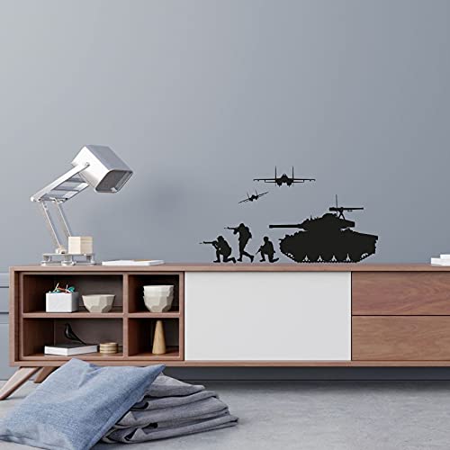 Vinilo decorativo tanque militar tamaño 8x10 pulgadas miniatura 2