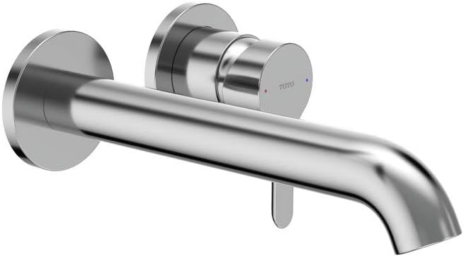TOTO LB Series 1.2 GPM Wall-Mount Single-Handle Bathroom Sink Faucet, Polished Chrome - TLS01310U#CP