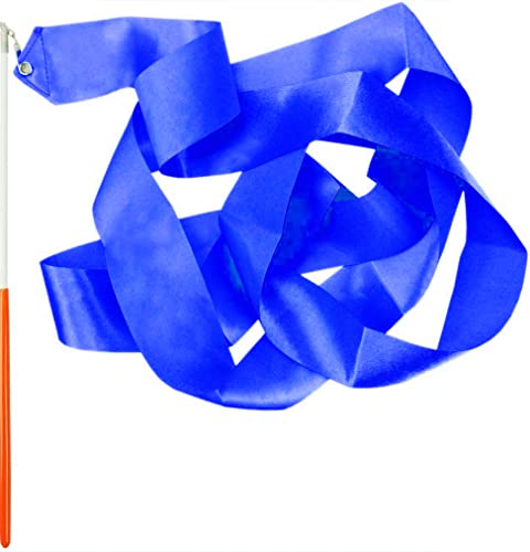Image of Gymnastic Rhythmic Dancing Ribbon Streamer Stick (1 Piece) (Midnight Blue)