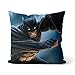 poduszka Batman Iron Man poduszki nadruki tkanina poduszki poduszka dom poduszka na sofę zapinana na zamek dekoracja 45 x 45 cm