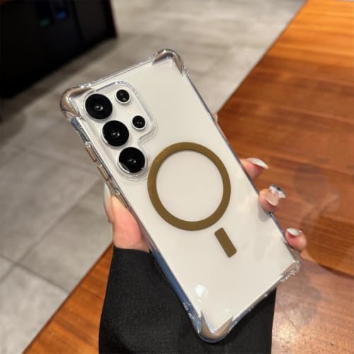 Coque transparente Galaxy S25 magnétique finies les chutes et pannes