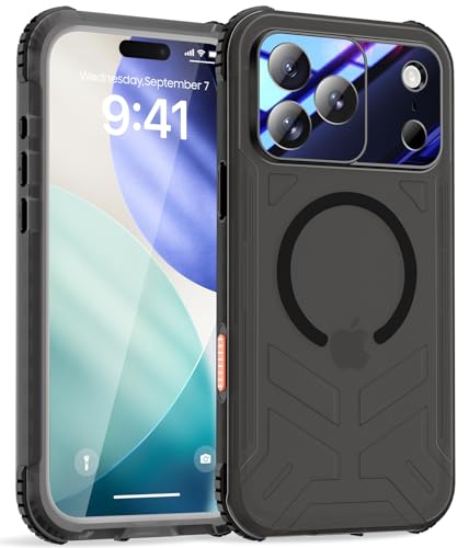 Funda iPhone 17 Pro Beeasy impermeable con protección 360 y compatibilidad MagSafe