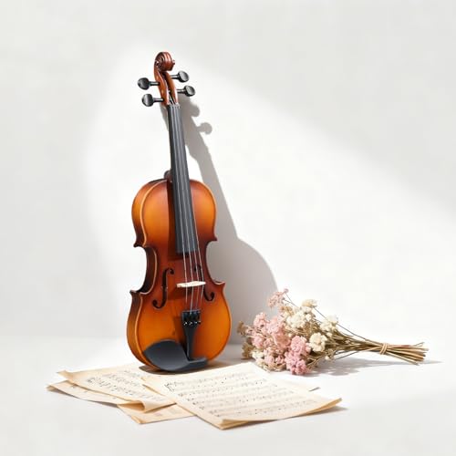 Glarry GV104 All-In-One Violin/Fiddle Kit - Comes with Hard Case, Bow, Rosin & Step-by-Step Instruction Manual for Beginners & Students (4/4) - Thumbnail 6