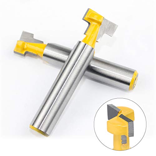 Saipor, 3 pezzi, set di punte per frese a T, 8 mm