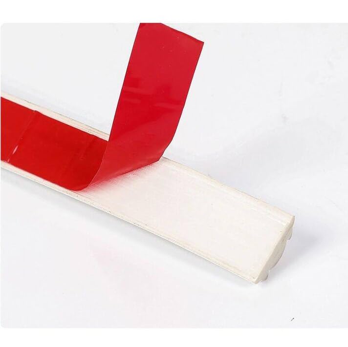 Molduras para hogar autoadhesivas blancas de 5 metros en PVC flexible para marcos y armarios 5