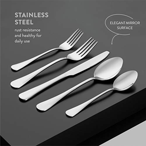 20-Piece-Stainless-Steel-Silverware-Set-Attractive-Mirror-Finished-Flatware-Set-Serving-for-4-Classic-Cutlery-set-for-HomeRestaurant-Includes-Spoons-Forks-Knifes-Dishwasher-Safe-Utensils 20-Piece-Stainless-Steel-Silverware-Set-Attractive-Mirror-Finished-Flatware-Set-Serving-for-4-Classic-Cutlery-set-for-HomeRestaurant-Includes-Spoons-Forks-Knifes-Dishwasher-Safe-Utensils