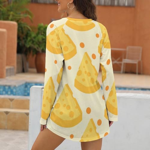 Women's Casual Loose Long Sleeve Shirts Blouses3