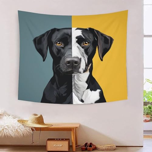Tenture murale 180cmx230cm grand tissu imprimé chien Labrador 3D salon
