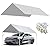 10 x 20 Ft Carport Replacement Canopy Cover Garage Top Tent Shelter Tarp,200G Heavy Duty Car Port Canopy Tent,Grey Waterproof & UV Protected Tarp with 50 Ball Bungees (Frame Not Include)