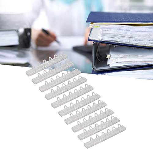 Pentes de encadernação, fácil manipulação, 6 furos, espinhas de plástico para encadernação de plásti