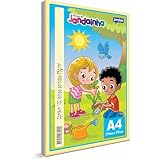 Papel Sulfite Jandainha A4 4 Cores Pastel 75 g Pacote com 100 folhas