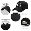 Enwokran Baseball Cap with Embroidered,Plain Hats Unisex Adjustable Cotton 6 Panel Vintage Trucker Hat Peak Cap Golf Running Hat Outdoor Cap(Z_Black) #2