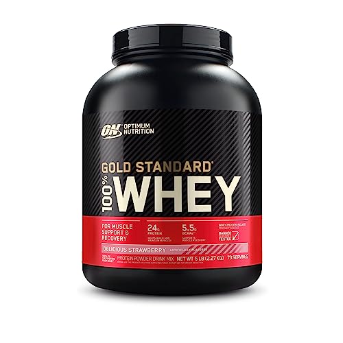 Optimum Nutrition ON Gold Standard 100% Whey Proteína en Polvo Suplementos Deportivos,...