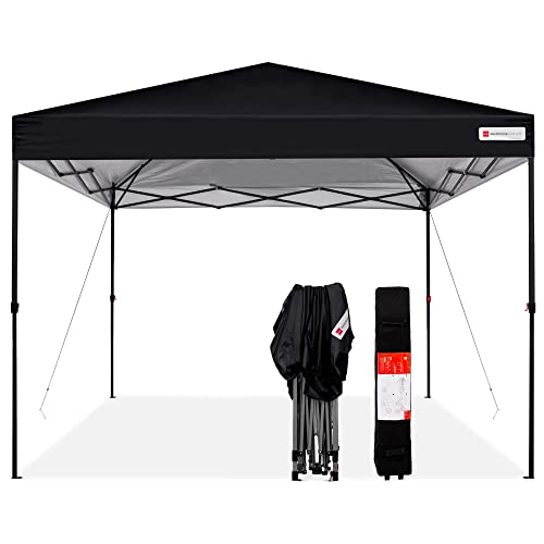 Best Choice Products 10x10ft 1-Person Setup Pop Up Canopy Tent ...