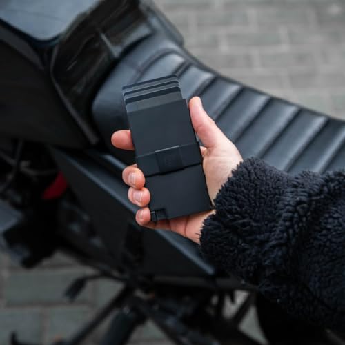 Image of Ekster Aluminum Cardholder Wallet for Men | Metal Wallets with RFID Blocking Layer | Slim & Minimalist Aluminum Wallet with Push Button for Quick Card Access