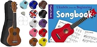 Mad About SU8-BL Soprano Ukulele with FREE Gig Bag, Pick, and Spare Strings  Great for Schools and Beginners, Now With Carbon Black Strings for Improved Tuning - Blue