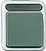 Produktbild Merten MEG3154-8029 1polig Taster mit separatem Meldekontakt, Schließer 1-polig, lichtgrau, AQUASTAR, 250 V