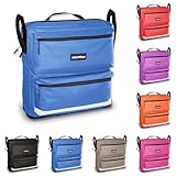 AbleWear Wheelchair Bag – Blue | Wheelchair Accessories | Expandable Storage | Bag for Wheelchair | Wheelchair Shopping Bag | Bags for Back of Wheelchair | Wheelchair Bags for Back of Chair