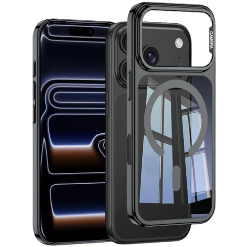 Coque iPhone 17 Air avec protection lentille métal et bumper antichoc technologie MagSafe