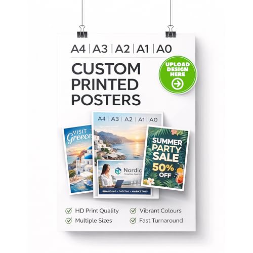 Star Online Personalised Colour Photo Poster Print Your Own Image Custom Artwork Paper Prints A4 A3 A2 A1 A0 Sizes