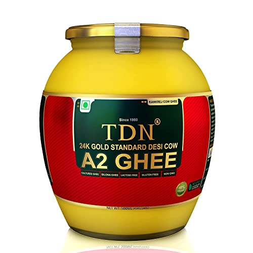TDN A2 Pure Ghee | A2 Ghee Bilona method | A2 Organic Cow Ghee 500 ml