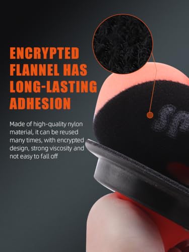 Image of SPTA Orange T40 Orange Medium-Cut Polishing Pads, 1Pc 3.5 Inch Face for 3 Inch 80mm Backing Plate Compound Buffing Sponge Pads for Car Buffer Polisher Compounding, Polishing and Waxing -FPBFS3O