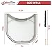 APPLIANCEMATES 5231EL1003B Dryer Lint Filter with Felt Seal Compatible for Lg and Ken-more Dryer Lint Screen Replacement Part # 1266857, AP4440606 Includes Clothes Dryer Lint Vent Trap Cleaner Brush