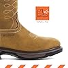 Frye Supply Men's FR40103 Tan The Safety-Crafted Western Boot Steel Wellington, 9.5M #3