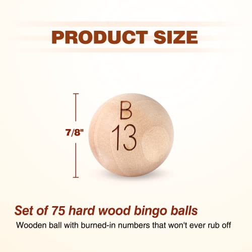 Gse 7/8-Inch Solid Wooden Replacement Bingo Balls For Parties, Bingo Nights, Prize Raffles… #TOP1