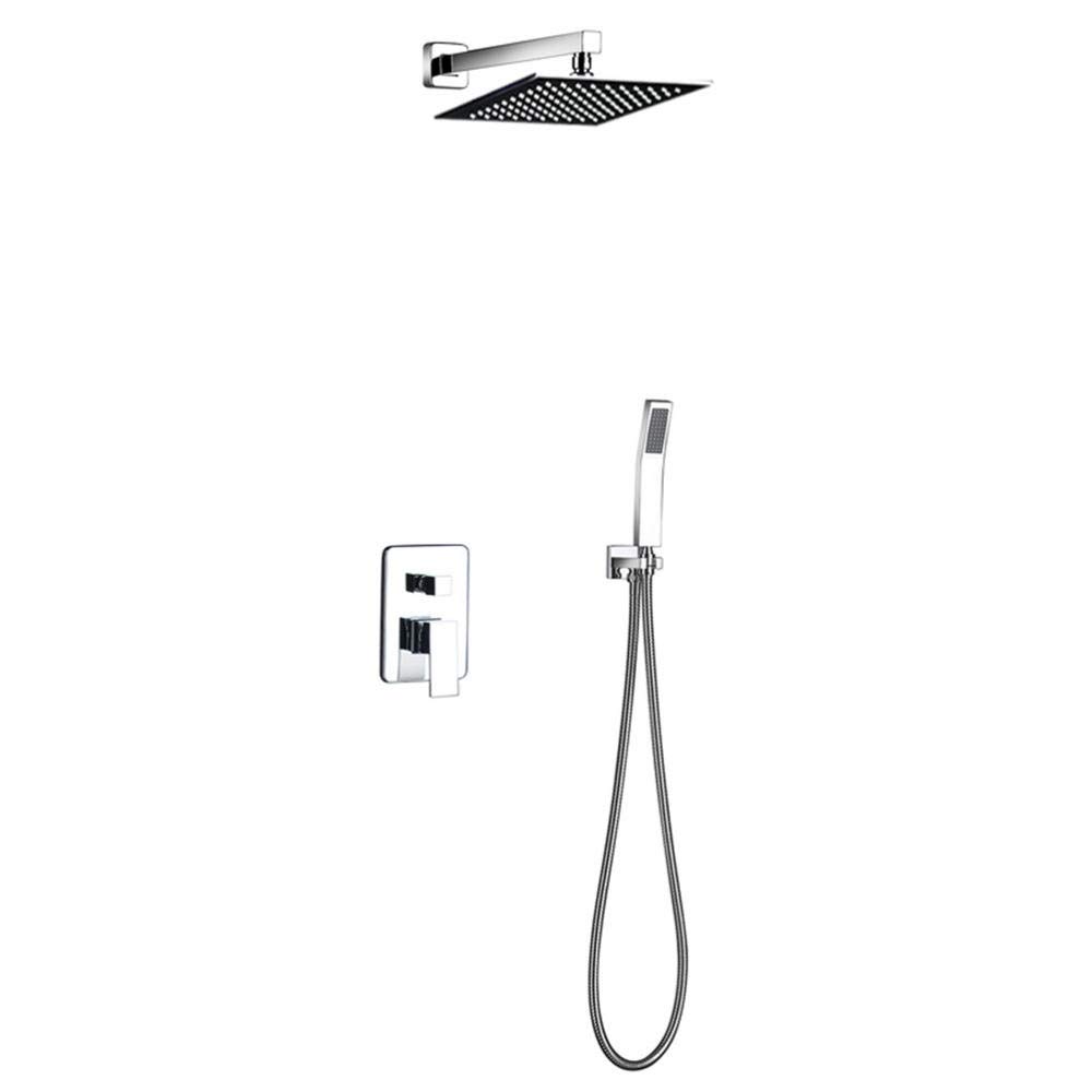 Robinet de douche à LED thermostatique pour une salle de bain moderne