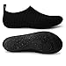 JIASUQI Summer Barefoot Water Skin Shoes For Woman Black US 5.5-6.5 Women, 5-5.5 Men