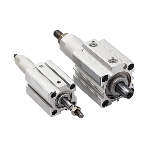 1pcs SDAJ80/100mm Bore Double Acting Piston Tools Aluminum Alloy Adjustable Stroke Compact Thin Air Pneumatic Cylinder(Stroke 20