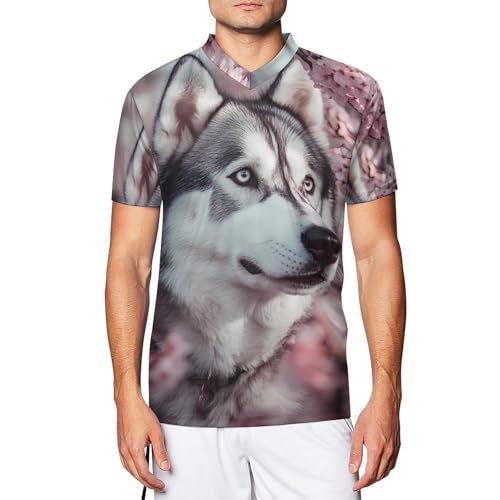 Camiseta con flores y cerezas para hombre con diseño deportivo exclusivo