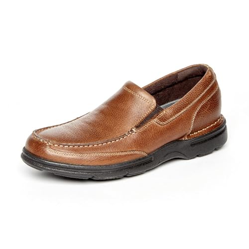 Rockport mens Eureka Plus Slip on Oxford, Bridle Brown, 9 Wide US by Rockport - Used condition - US$32.79
