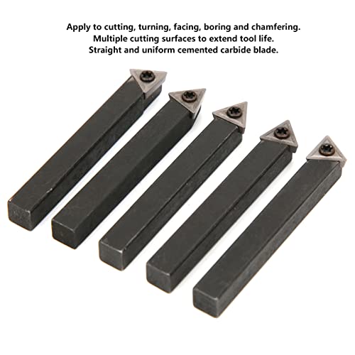 Juego de herramientas de torneado de carburo 1/4 pulg 5PCS miniatura 2